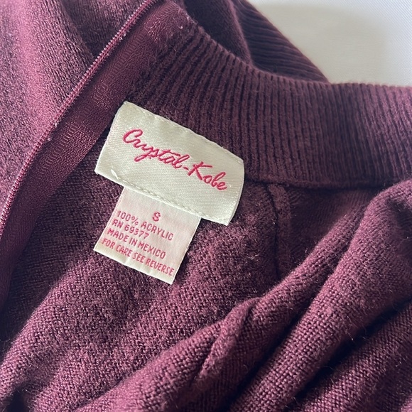 Cristal-Kole blouse light sweater size small - Picture 3 of 6